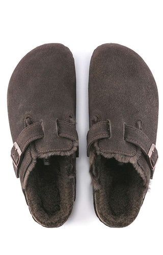 (1020567) Boston Shearling Sandals - Mocha