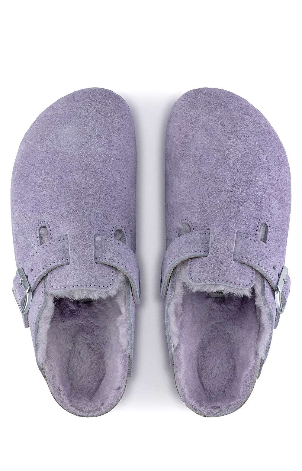 (1023302) Boston Shearling Slippers - Purple Fog