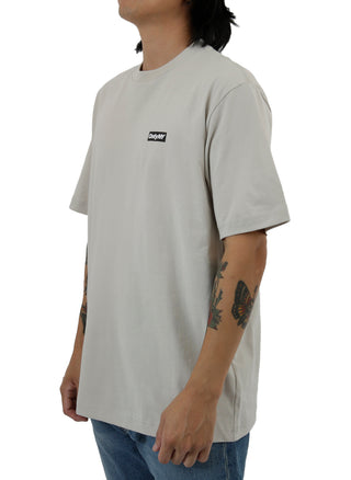 Block Logo T-Shirt - Lunar Grey