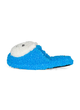 Lord Nermal Plush Face House Slippers - Blue