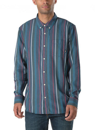 Houser L/S Button-Up Shirt - Dress Blue
