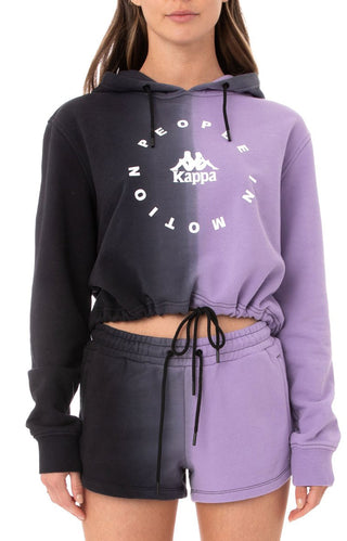 Authentic Kepulaun Pullover Hoodie - Black/Violet