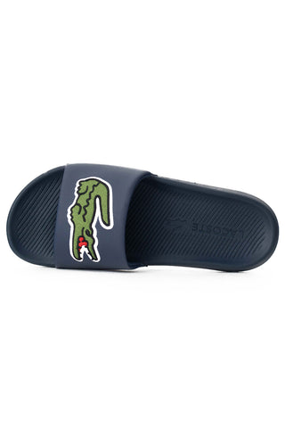 Croco Slides - Navy/Green