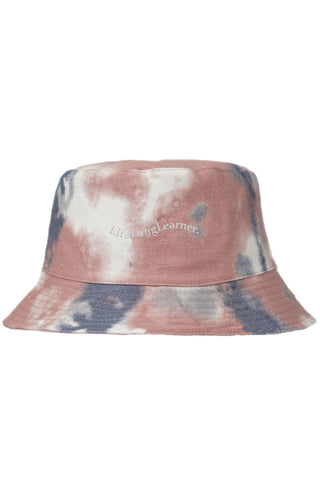 Lifelong Learner Bucket Hat - Pink Tie-Dye
