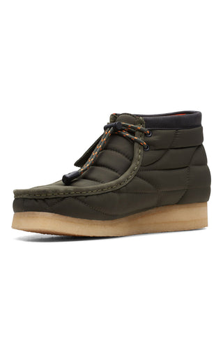 (26168800) Wallabee Boots - Khaki Quilted