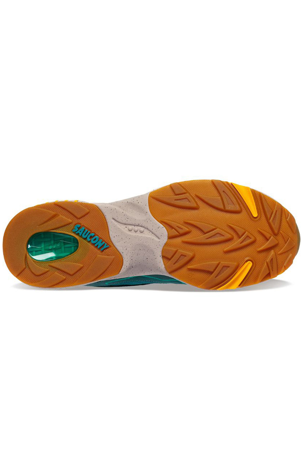 (S70674-4-3) 3D Grid Hurricane Shoes - Green/Orange