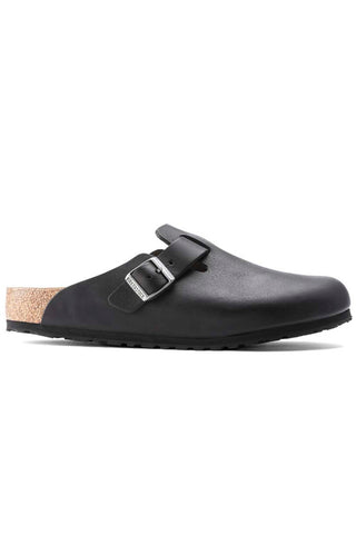 (1023458) Boston Leather Sandals - Vintage Wood Black