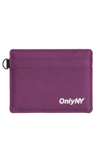 Only NY Nylon Card Holder - Purple