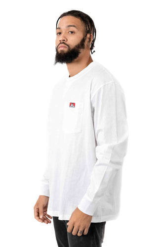 Heavy Duty L/S Pocket Shirt - White