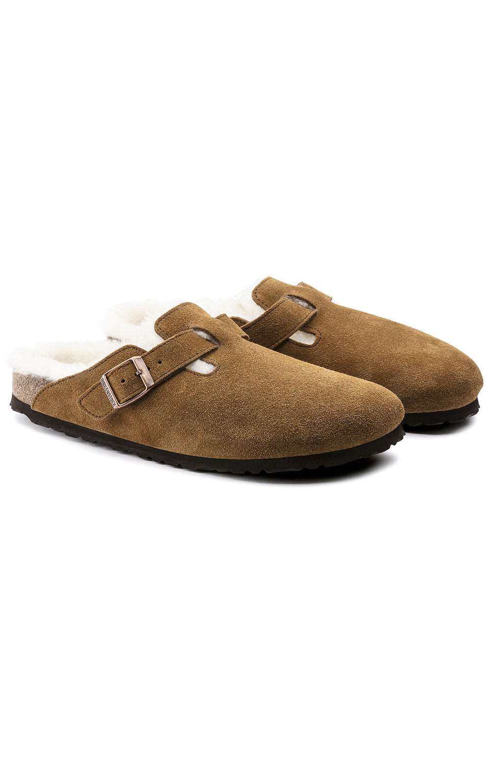 (1001140) Boston Shearling Sandals - Mink