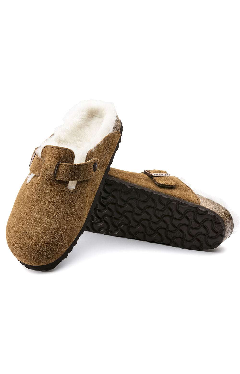 (1001140) Boston Shearling Sandals - Mink