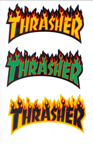 Flame Logo Sticker
