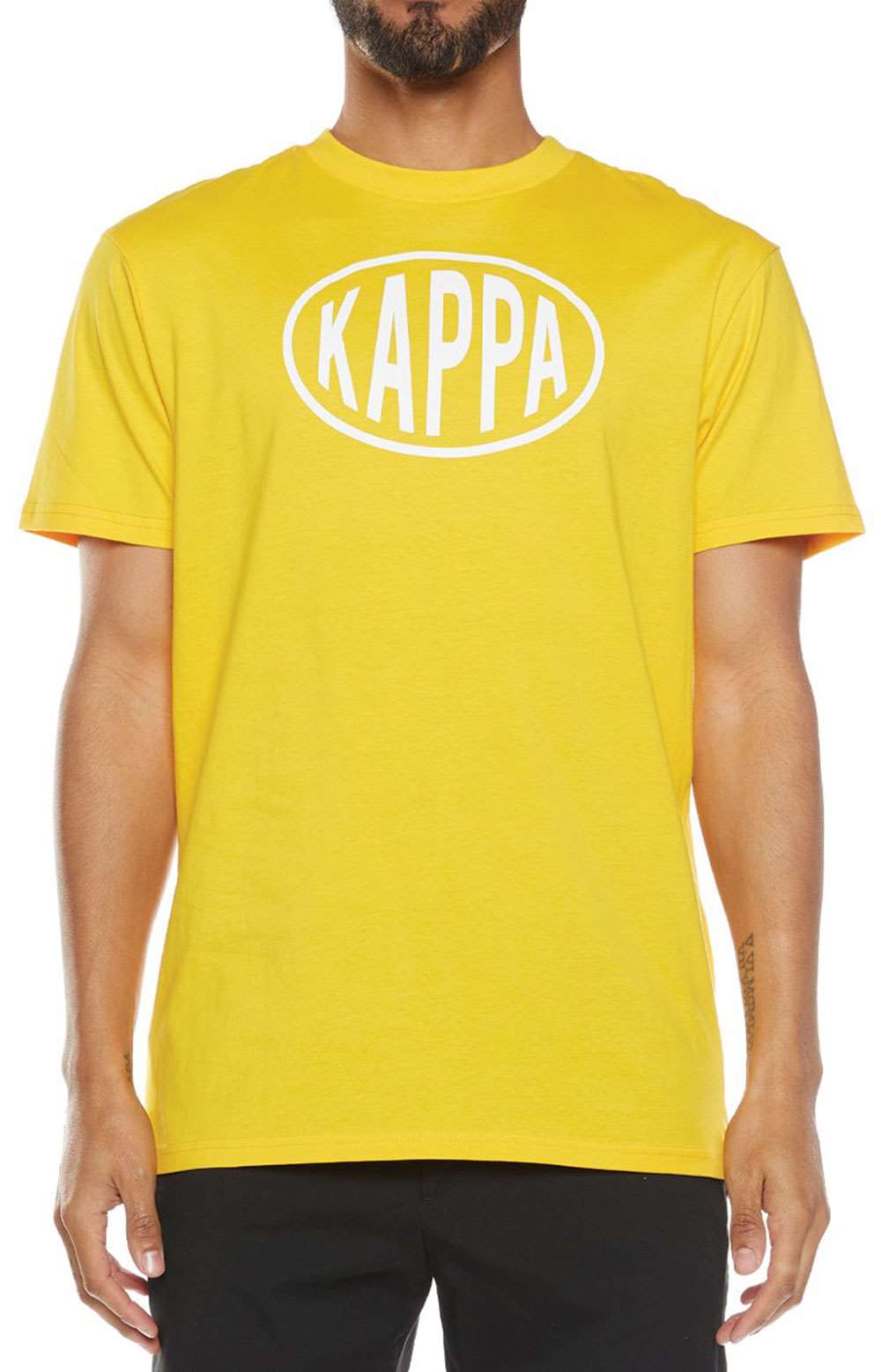 Authentic Pop Esazar T-Shirt - Dark Yellow/White