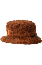 High Pile Bucket Hat - Brown