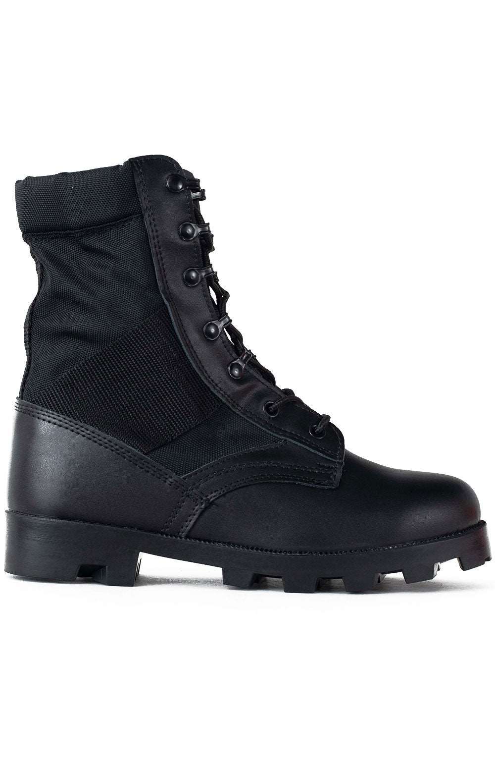 (5090) Black G.I. Type Speedlace Jungle Boots - Black