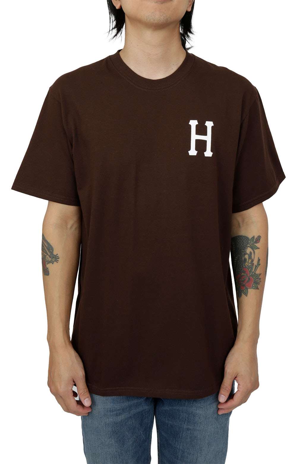 Essentials Classic H T-Shirt - Dark Chocolate