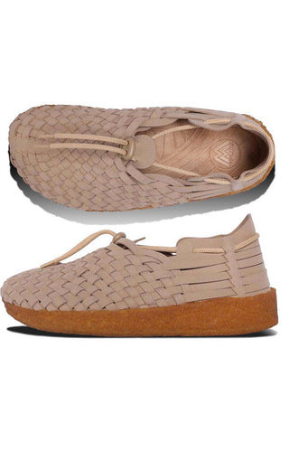 Latigo Suede Vegan Leather Shoes - Beige
