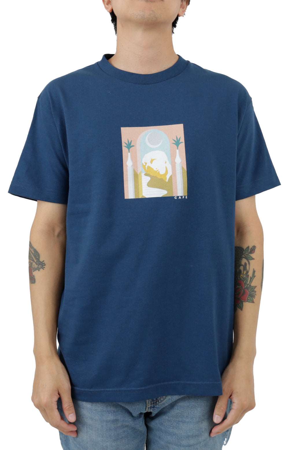 Ozymandias T-Shirt - Harbour Blue