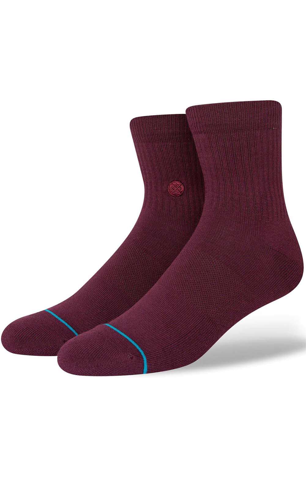 Icon Quarter Socks - Purple