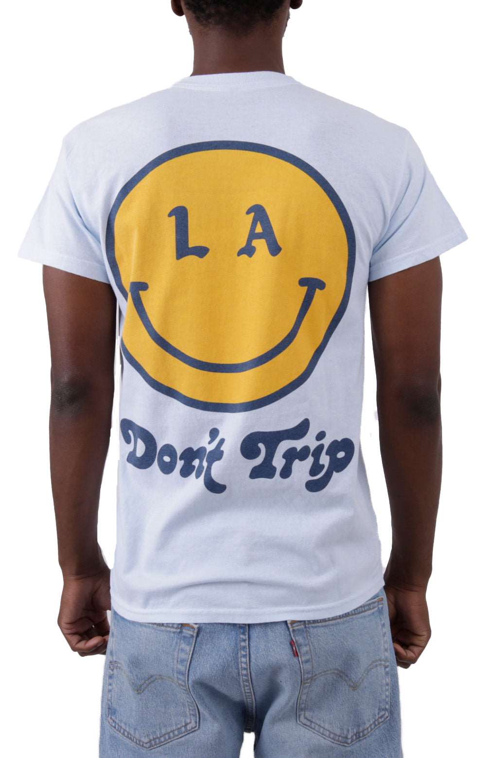 Be Happy LA T-Shirt - Powder Blue
