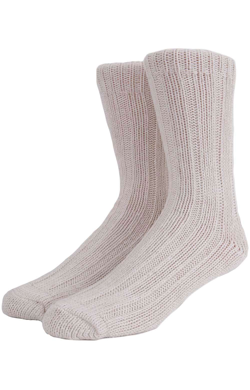 (1023658) Cotton Slub Twist Socks - Off White