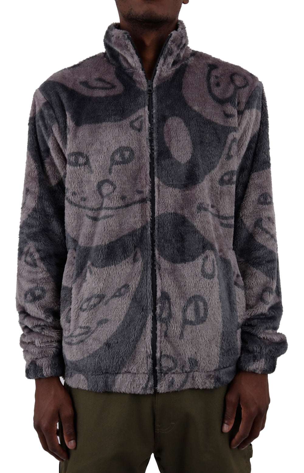 supreme 19ss wolf fleece jacket-