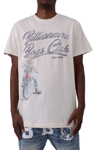 BB Motor Club SS Knit T-Shirt - Gardenia