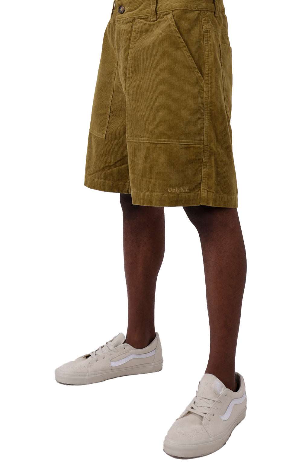 Corduroy Fatigue Shorts - Herb Green