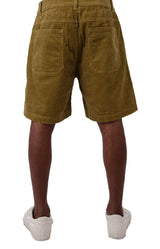 Corduroy Fatigue Shorts - Herb Green