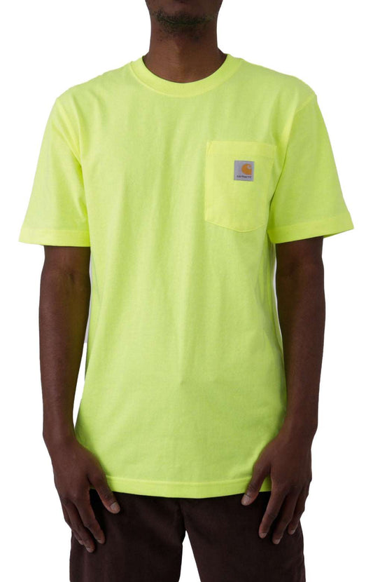 (K87) Workwear Pocket T-Shirt - Brite Lime