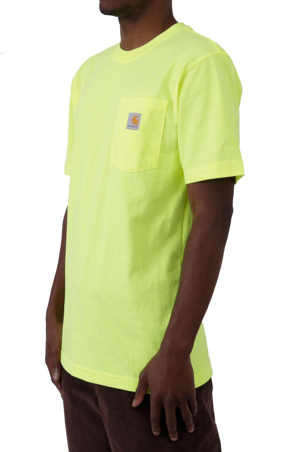(K87) Workwear Pocket T-Shirt - Brite Lime
