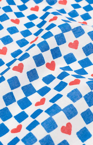 Checkerboard Hearts Bandana