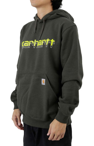 (105679) Rain Defender Loose Fit Midweight Logo Graphic Sweatshirt - Peat