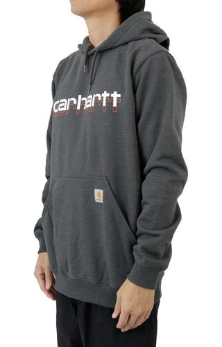 (105679) Rain Defender Loose Fit Midweight Logo Graphic Sweatshirt - Carbon Heather