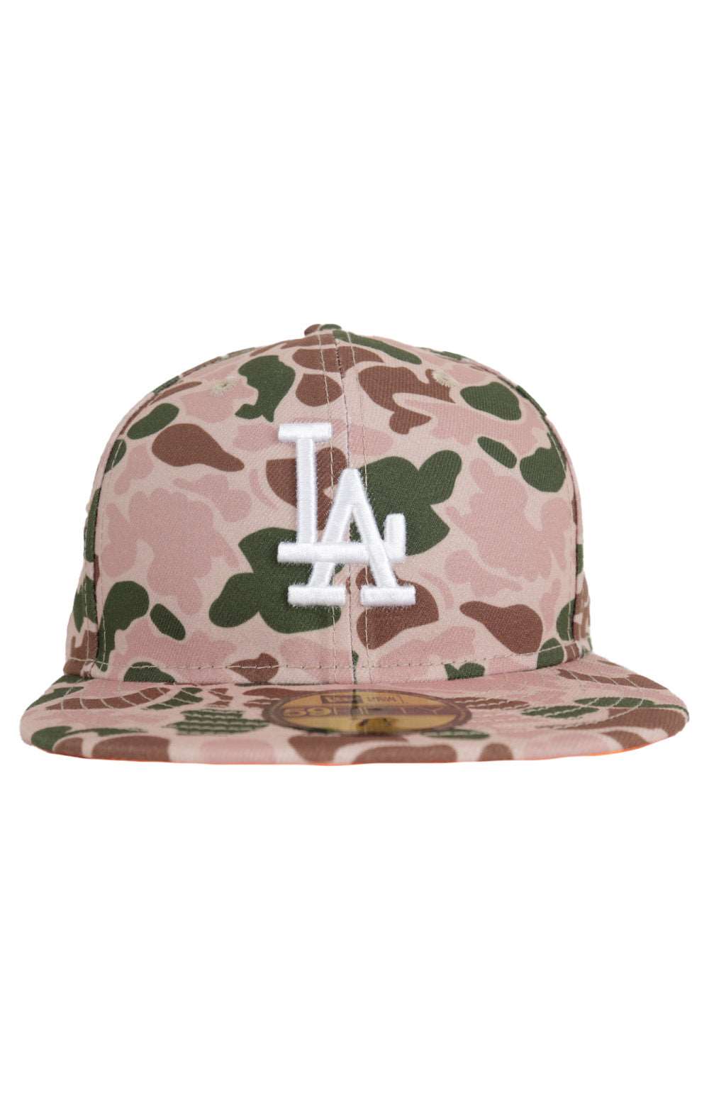 Men's New Era Camo Los Angeles Dodgers Woodland Camo Basic 59FIFTY Fitted  Hat