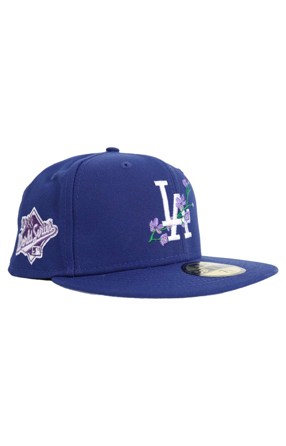 LA Dodgers Side Patch Bloom 59FIFTY Fitted Hat