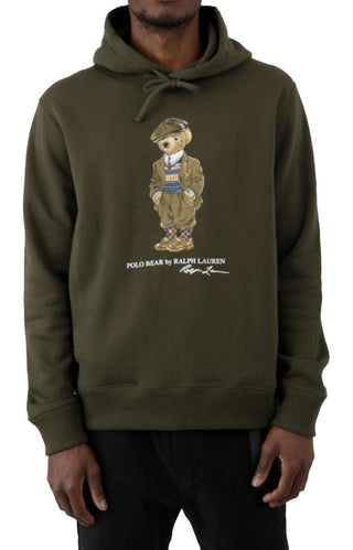 Graphic Fleece Pullover Hoodie - Armadillo Heritage Bear
