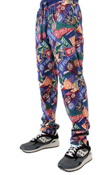 (PK80RL-AY60) Rib Waistband PJ Pant - Prep Rally Print