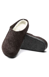 (1016571) Zermatt Shearling Wool Felt Slippers - Mocha