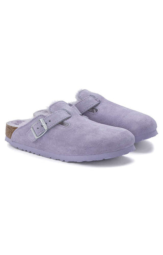 (1023302) Boston Shearling Slippers - Purple Fog