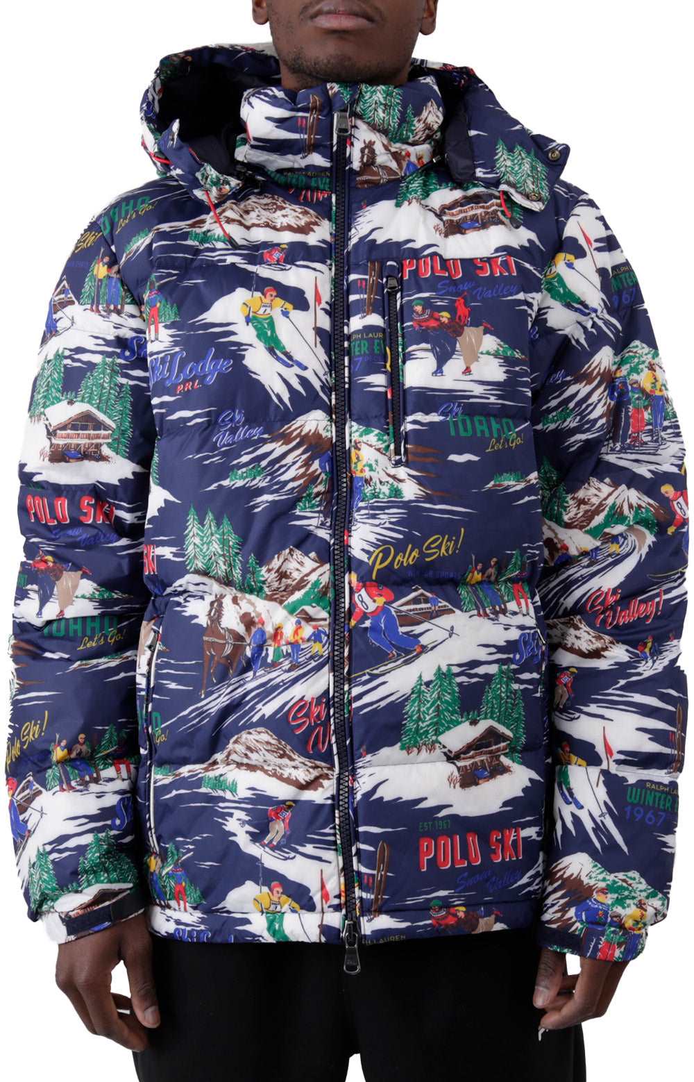 Polo top ski jacket