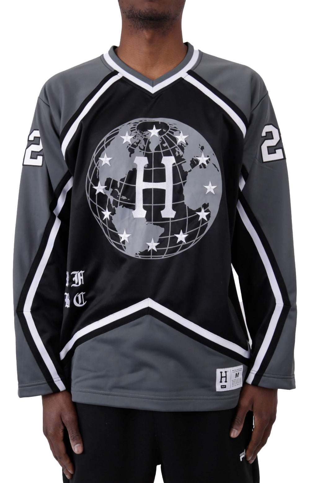 Huf, Center Ice Hockey Jersey - Black M / Black