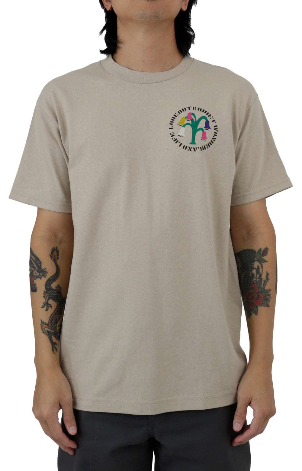 Lookout & Wonderland T-Shirt - Sand