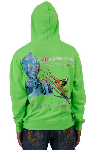 BB VR Ski Pullover Hoodie - Green Gecko