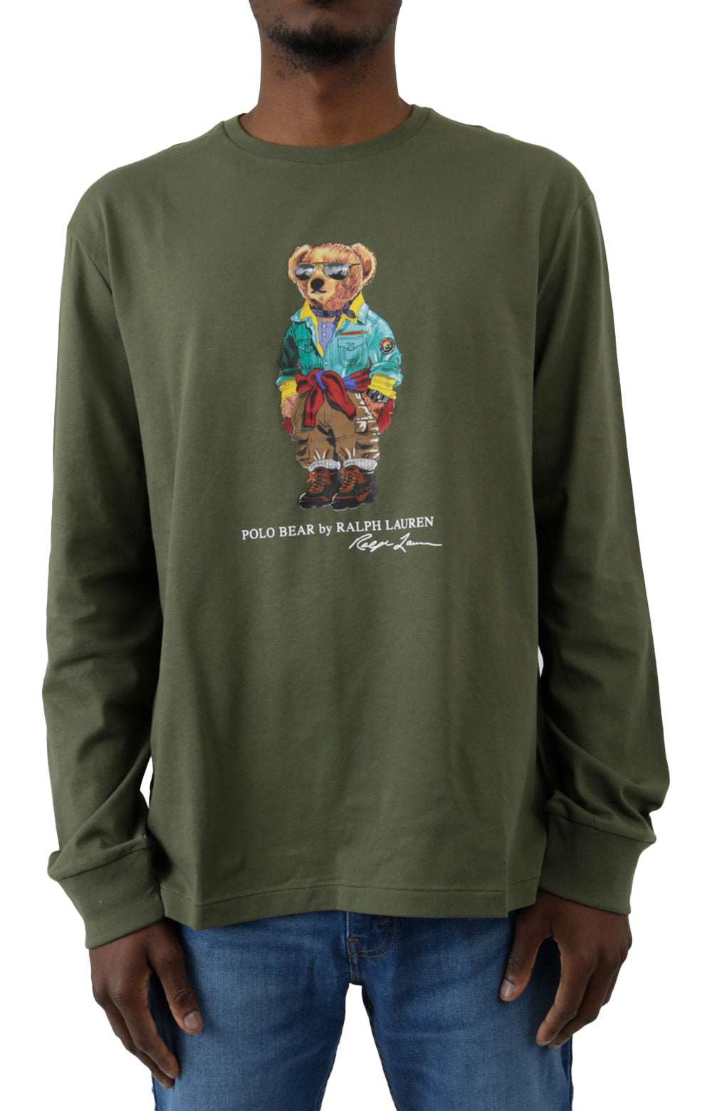 Expedition Polo Bear L/S Jersey Shirt - Dark Sage