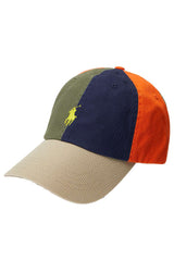 Color-Blocked Twill Ball Cap - Multi