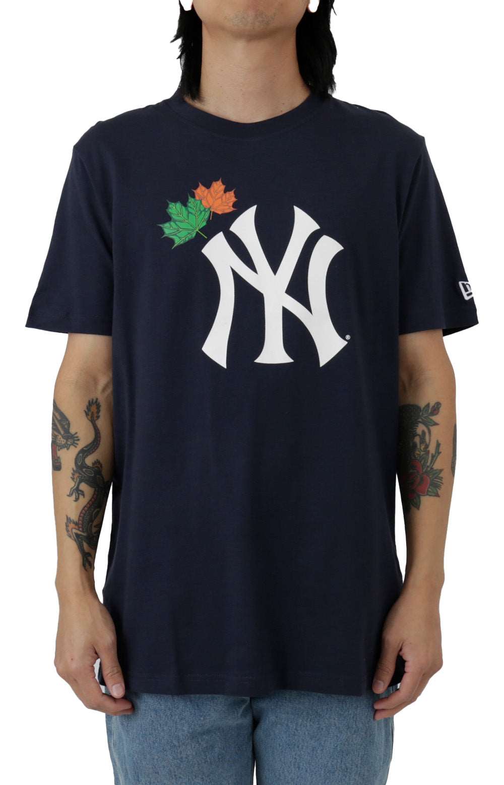 New Era New York Yankees Stateview S/S Navy Men's T-Shirt 60297314 - S