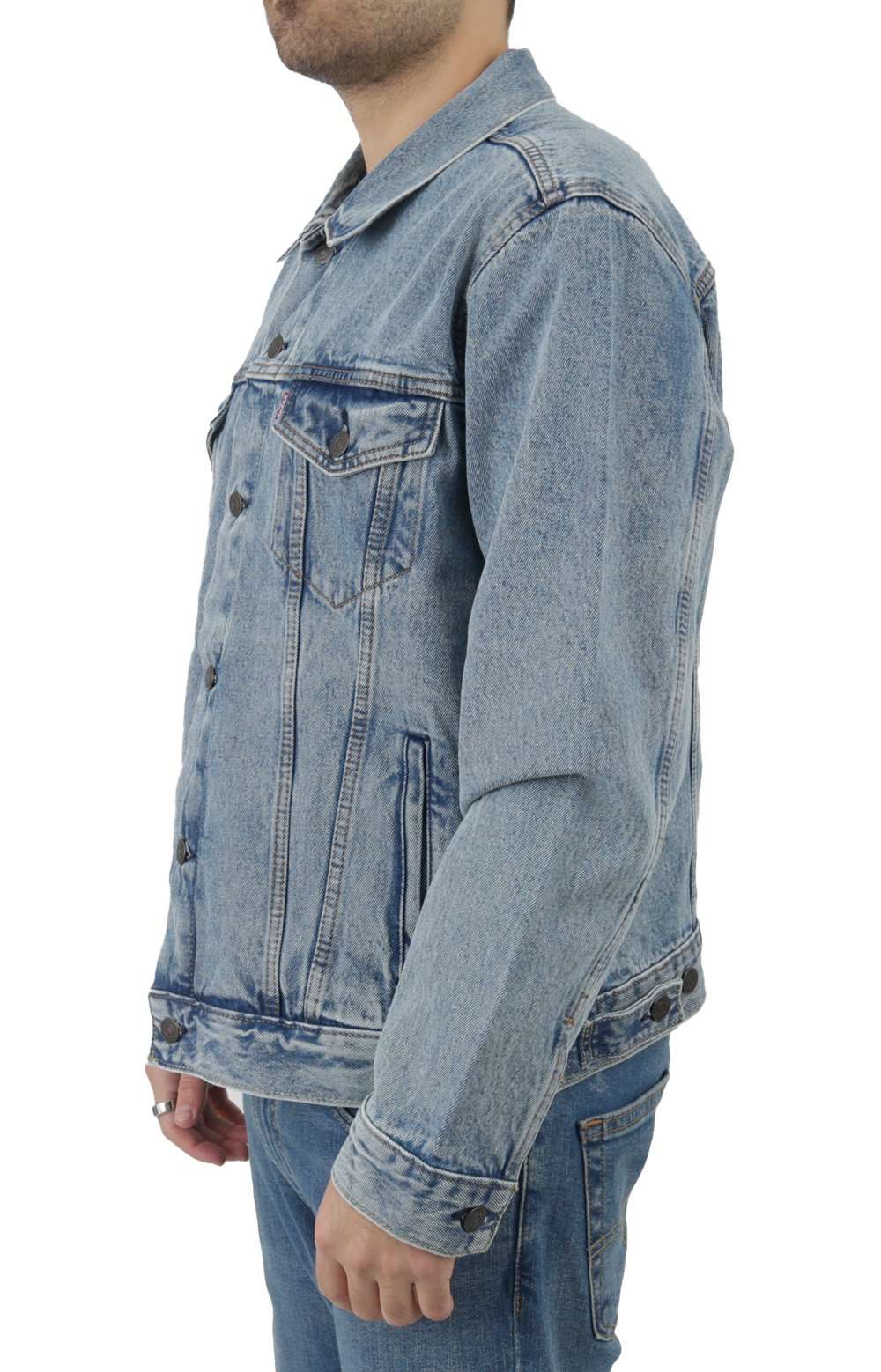 (72334-0131) The Trucker Jacket - Light Indigo/Light Wash