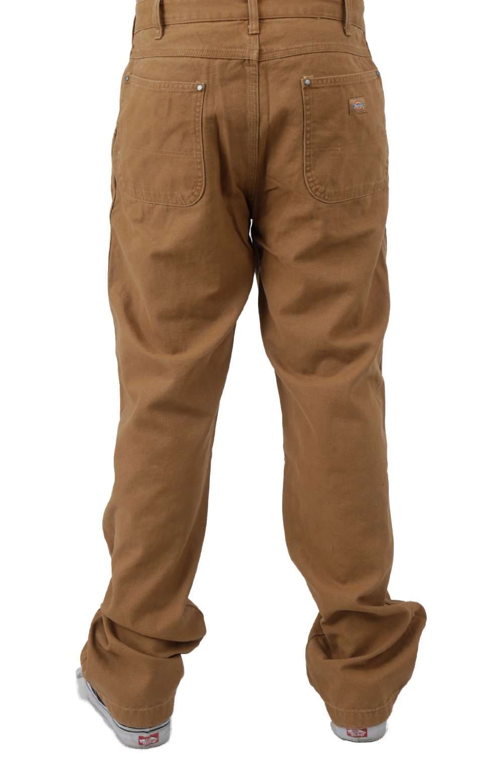(DUR02SBD) Duck Double Front Pants - Stonewashed Brown Duck