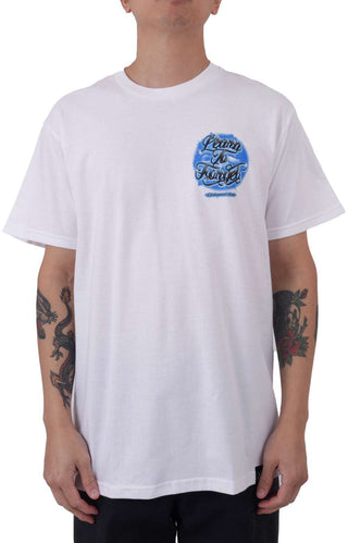 Airbrush Logo T-Shirt - White